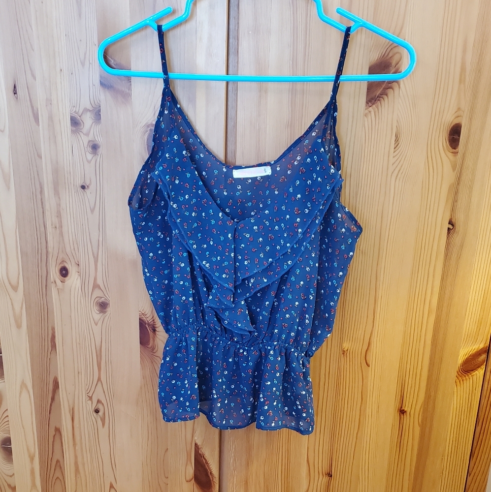 Ardene Cornflower Blue Ruffled Camisole